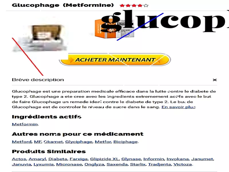 Glucophage 500 prix au maroc